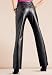 metrostyle Topstitched Faux-Leather Pants (BLACK MULTI,18) metrostyle Topstitched Faux-Leather Pants (BLACK MULTI,18)