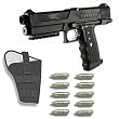 Tippmann TPX Paintball Pistol Gun + Holster + 10 CO2 Cartridges