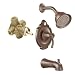 Moen T2503ORB-2510 Vestige Posi-Temp Tub and Shower Trim Kit with Lever Handle and Valve, Oil Rubbed Bronze