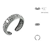 Sterling Silver Flowers and Vines Toe Ring