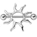 Janet Jackson Sun Nipple Ring - Small