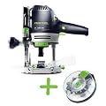 FESTOOL Oberfr�se OF 1400 EBQ-Plus + Fr�serbox 10tlg. Box-OF-S 8/10x HW