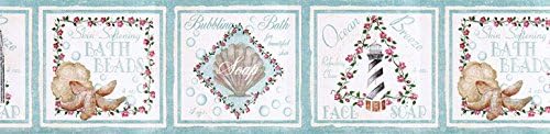 Bathroom Wallpaper Border BA7007B