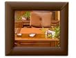 Chocolate Brown Leather 8 x 10 Photo Frame