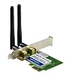 Asus PCE-N13 PCI Express 1x Wlan Karte, 802.11n, 300 Mbit/s, Low profile, Wps Konfiguration, Mimo Technik