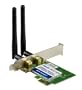 Asus PCE-N13 PCI Express 1x Wlan Karte, 802.11n, 300 Mbit/s, Low profile, Wps Konfiguration, Mimo Technik