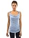 PattyBoutik Women's Cowl Neck Twist Straps Tank Top