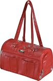 Luxury 17-by-10-by-10-Inch Pet Carrier, Red