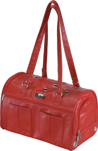 Luxury Pet carrier Red 17 X 10 X 10