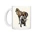 Blacksmith shoeing a horse Photo Mugs