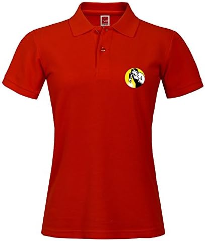 Women Outdoor Sport Wear Welder Worker Welding Torch Retro Medium Polo Shirt Factory Direct Sale Red Color