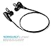 Bluetooth Headphones,ANKOVO Wireless Earbuds Bluetooth Stereo 4.0 Headset Noise Cancelling Headphones Lightweight Mini Sports Running Gym Exercise Cordless Sweatproof Earphones Earpiece with Microphone MIC Built-in Rechargeable Li-ion Battery for iPhone 6, 6S, 6 Plus, 5S, 5C, 5, 4S, 4, iPad Air, Ipod Touch, 5, 4, 3, 2, Retina Mini 2, Samsung Galaxy S5, S4, S3, Note 2, 3, Tab 3 and Android Samsung Galaxy, Smart Phones Bluetooth Devices-One Year Quality Warranty (black)