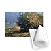 Apple Bush with Fence (oil on canvas) by.. - Tea Towel 100% Cotton - Art247 - Tea Towel - 46x70cm