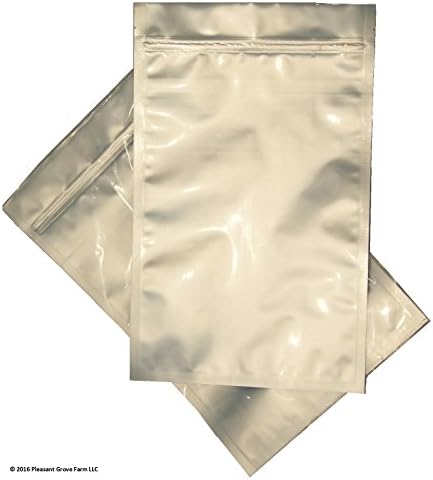 1 Gallon (10 X 16 in) 7 Mil Thick Mylar Zip Seal Bag (30-count)