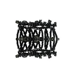 Beaded Web Elastic Bracelet (I Goth You)