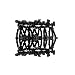 Beaded Web Elastic Bracelet (I Goth You)