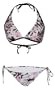 JAMAICAN STYLE Floral String Bikini, Magnum PI - White, Brown, Pink, Large