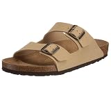 Birkenstock Arizona Birko-Flor, Style-No. 651191, Unisex Clogs, Sand Nubuk, EU 45, normal width
