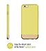 iPhone 6 Case, Flexion™ [Euphoria Series] Ultimate Protection Scratch Proof Soft Interior Vibrant Hard Case for iPhone 6 / 6S (4.7) **Lifetime Warranty** (Daffodil/Gold)
