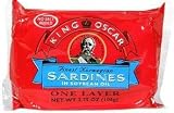 King Oscar Sardines In Soybean Oil, 3.75-Ounce Tins (Pack of 4)