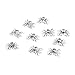 BeeSpring 10pcs 3D Spider with Rhinestones Nail Art Glitters DIY Decorations