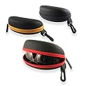 Semi-hard Eyeglass Case with Colored Zipper