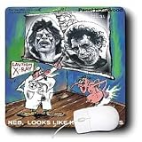 Londons Times Funny Music Cartoons - Rolling Stones Collectible, Kidney Stones - Mouse Pads