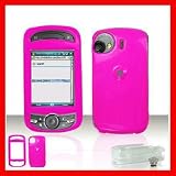 FOR HTC SPRINT MOGUL PPC6800 FACEPLATE CASE COVER - Hot Pink