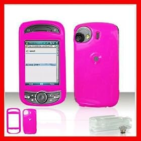FOR HTC SPRINT MOGUL PPC6800 FACEPLATE CASE COVER - Hot Pink