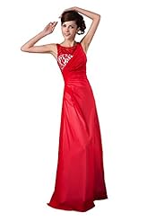 Sleeveless Lace Charmeuse/Chiffon/Taffeta Evening Dress 