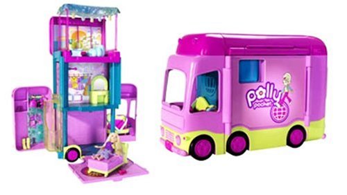 Polly Pocket Polly-Tastic 3 Decker Bus