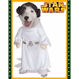 Princess Leia Star Wars Pet Dog Size Large Costume New