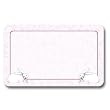 Pink Bunnies - Adhesive Name Badges (set of 25)