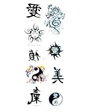 Tribal Asian Temporary Tattoo Kit