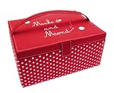 from Button It Button It Large Sewing Box - Red Polka Dot 316