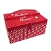 Button It Large Sewing Box - Red Polka Dot 316