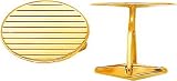 14K Gold Cuff Links