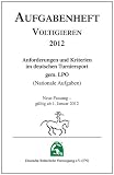 Produkt-Bild: Aufgabenheft Voltigieren, Ausgabe 2012, Inhalt