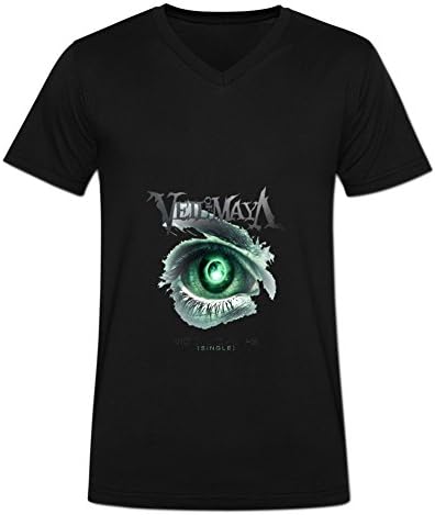 Keeky Men's V-neck Veil Of Maya T-shirt M Black