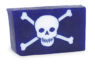 HealthPersonalCare: Primal Elements   Skull & Bones Handmade Vegetable Glycerin Bar Soap  Caramel and Vanilla Scent    6.8 oz.