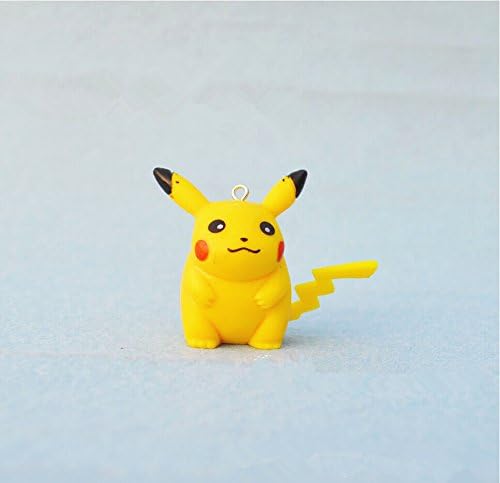 Lots 6 Pcs Pokemon Pikachu Monster Mini PVC Figures, Hobby Model Display Case