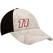 Chase Authentics Denny Hamlin Ladies White-Black Checkered Past Adjustable Hat