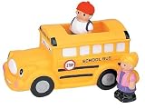 Tub Toys SCHOOL BUS & KIDS 3 pc Set Bath Machines - Floating Fun!