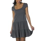 Juniors' Mossimo Supply Co. Short-Sleeve Tiered Dress - Quartz Gray