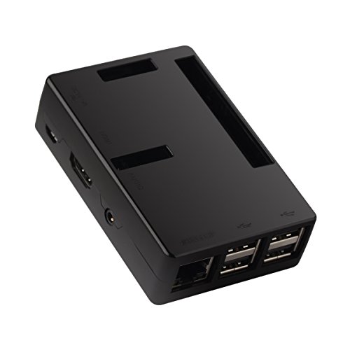 TontecÂ® New Raspberry Pi 2 Case Raspberry Pi B+ Case Black Case Box Enclosure for Raspberry Pi 2 Model B and Raspberry Pi B+ (Black)