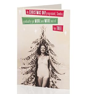 Tree Humour Christmas Card