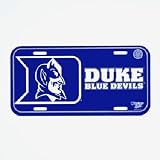 Duke Blue Devils NCAA Plastic License Plate