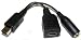 Duragadget 3.5mm mini usb Y adaptor stereo input charger 11pin to 5 pin jack cable earphone lead for HTC Touch HD Touch Diamond Diamond 100 P6500 Sirius 100 5800 Libra 100 P3470 Pharos 100 Touch Cruis P3650 Polaris100 Kii 100 S730 Wings 100 Touch Dual P5500 Nike 100 Touch Kaiser P4550 TyTN II Panda P6300 P4350 Mogul Titan P4000 Herald Trinity P3600 P3300 Artemis Excalibur S620 S310 Oxygen TyTN MTeoR Breeze Advantage X7500 7501 Athena S710 Vox Cavalier S630 P3400