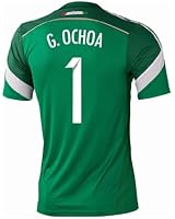 Amazon.com: Adidas G. OCHOA #13 Mexico Home Jersey World Cup 2014: Sports & Outdoors