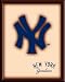 New York Yankees WOODEN WALL ART BAR/GAMEROOM/HOME DECOR - POSTER/PRINT